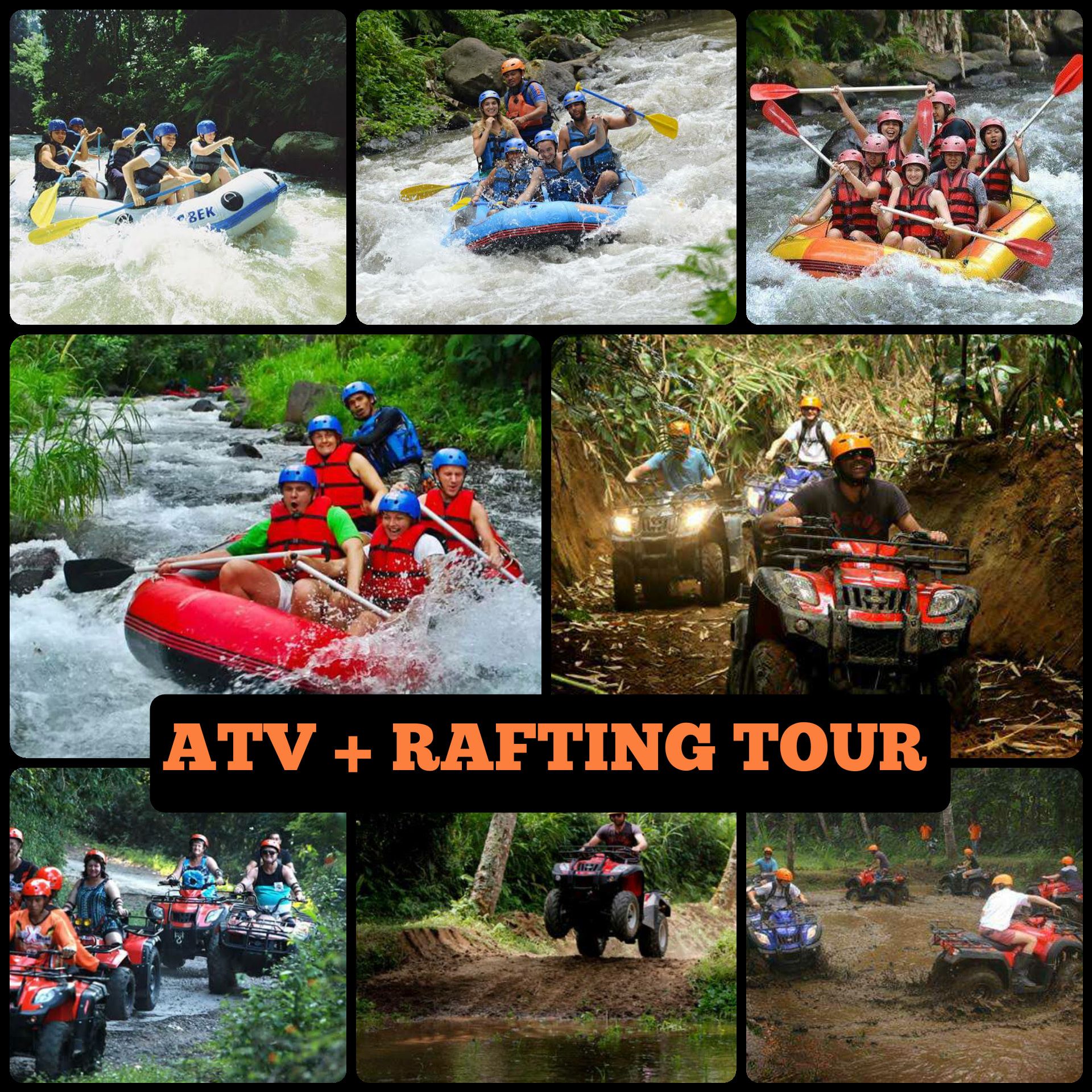 bali rafting & atv ride tour