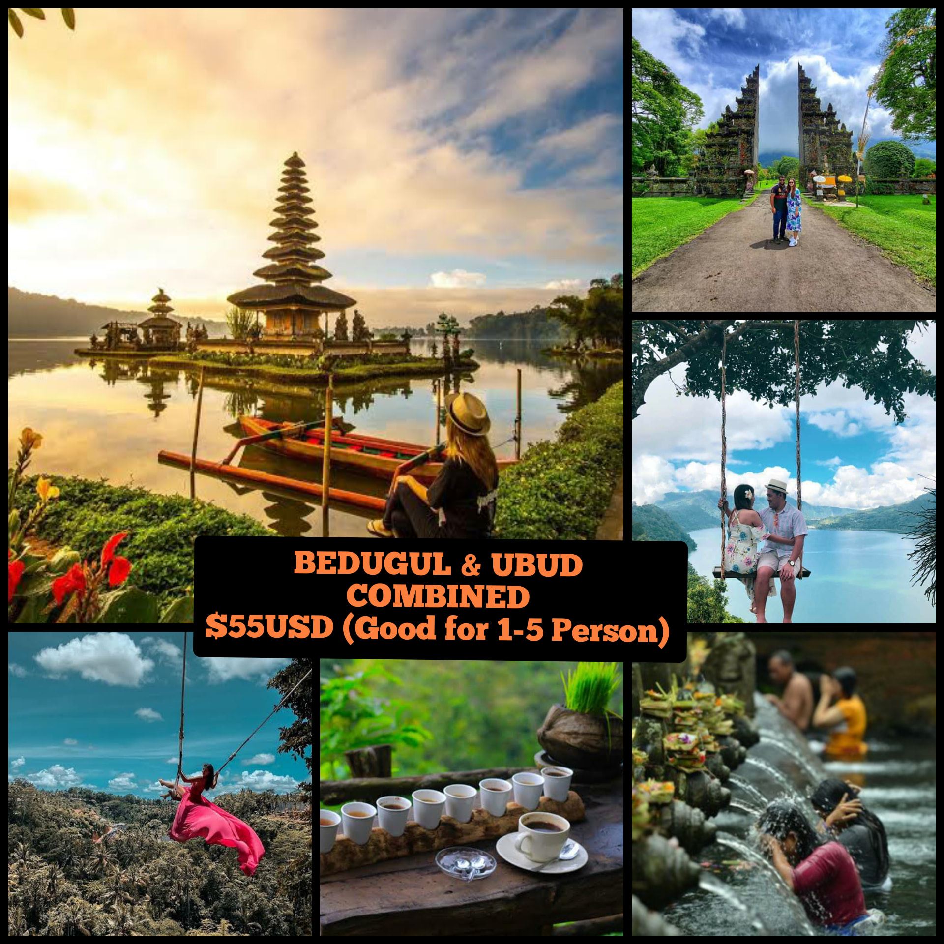 bedugul & ubud combined tour