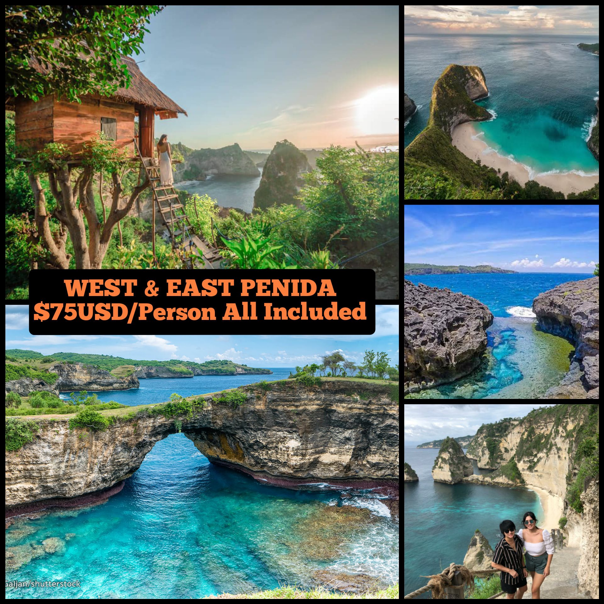 west & east nusa penida